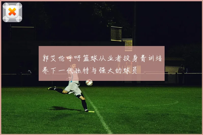 郭艾伦呼吁篮球从业者投身青训培养下一代独特与强大的球员